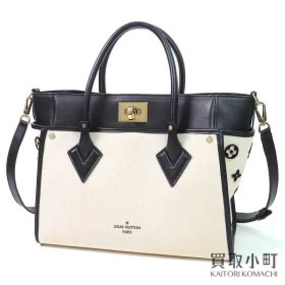 Louis Vuitton On My Side Monogram Canvas Shoulder Tote Handbag LV BAG